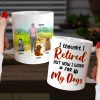 I Thought I Retired, Personalized Mug, Gift For Dog Lover