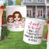 I Used To Be Cool Now I Just Argue With Miniature Versions Of Myself- Personalized Coffee Mug- Gift For Mom- Mom And Kid Coffee Mug