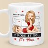 I Vow To Stand By You Always - Couple Personalized Custom Mug - Gift For Husband Wife, Anniversary