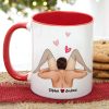 I Wanna Kiss Your Lips, Personalized Coffee Mug, Couple Make Love, Gifts For Couple