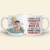 I Wanna See It Touch It Squeeze It Bite It - Personalized Butt Couple Mug - Gift For Couple