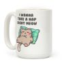 I Wanna Take A Nap Right Meow Coffee Mug