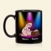 I Want To Be The First Thing You Touch - Personalized Couple Mug - Gift For Couple