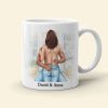 I Want To Forget My Name While I'm Busy Moaning Yours Personalized Couple Mug, Gift For Couple
