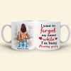 I Want To Forget My Name While I'm Busy Moaning Yours Personalized Couple Mug, Gift For Couple