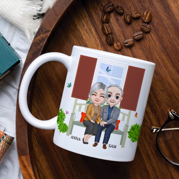 I Want To Hold Your Hand At 80, Personalized Couple Mug