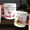 I Want To Hold Your Hand At 80 & Say "We Made It" Personalized Mug, Gift For Couple