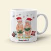 I Want To Hold Your Hand, Couple Gift, Personalized Mug, Old Couple Coffee Mug, Christmas Gift