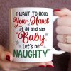 I Want To Hold Your Hand, Couple Gift, Personalized Mug, Old Couple Coffee Mug, Christmas Gift
