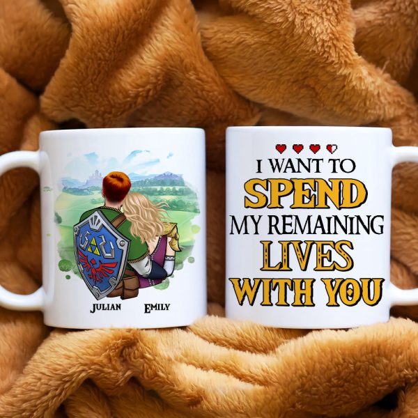 I Want To Spend My Remaining Lives With You, Personalized Mug 05NAHN200623HH