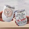 I Was Wee Lil' Baby, Baby Mom Personalized Coffee Mug Accent Mug Wine Tumbler, Gift For Mom
