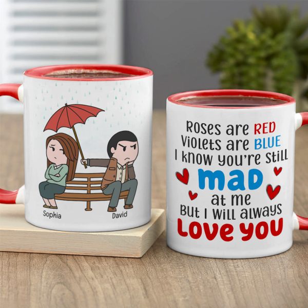 I Will Always Love You- Gift For Couple-Personalized Coffee Mug- Couple Coffee Mug