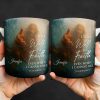 I Will Walk By Faith Even When I Cannot See, Hand Pointing And Religious Figure - Personalized Custom Coffee Mug - FTH053_MG
