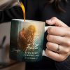 I Will Walk By Faith Even When I Cannot See, Hand Pointing And Religious Figure - Personalized Custom Coffee Mug - FTH053_MG