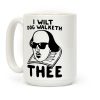 I Wilt Dog Walketh Thee Shakespeare Parody Coffee Mug