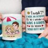 I Wish I Were An Octopus Personalized Funny Coffee Mug Gift For Couple