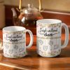 I Wish We Lived Closer 3D Nacre Effect - Personalized White Edge-to-Edge Mug