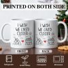 I Wish We Lived Closer Coffee Mug, Long Distance Friendship Gift for Best Friend Sister Mom, Moving Away Housewarming Birthday Gift
