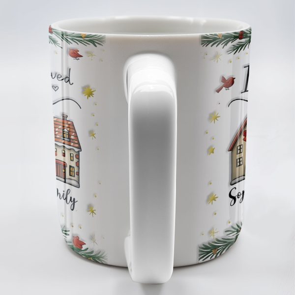 I Wish We Lived Closer, Houses And Hearts - Personalized Custom Coffee Mug - XMAS042_MG