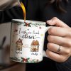 I Wish We Lived Closer, Houses And Hearts - Personalized Custom Coffee Mug - XMAS042_MG