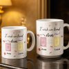 I Wish We Lived Closer With Post Stamp Design - Personalized Custom Coffee Mug - BST542_MG