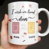 I Wish We Lived Closer With Post Stamp Design - Personalized Custom Coffee Mug - BST542_MG