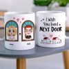 I Wish You Lived Next Door, Gift For Friends, Personalized Mug, Bestie Coffee Mug, Best Friends Gift