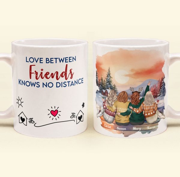 I Wish You Lived Next Door Long Distance Friendship - Personalized Mug