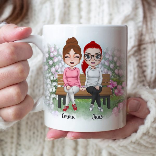 I Wish You Lived Next Door Personalized Besties Coffee Mug Gift For Friend
