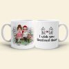 I Wish You Lived Next Door Personalized Besties Coffee Mug Gift For Friend