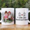 I Wish You Lived Next Door Personalized Besties Coffee Mug Gift For Friend