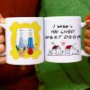 I Wish You Lived Next Door, Personalized Mug, Gifts For Friend