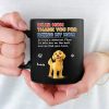 I Woof You, Now Gimme Treats - Dog Personalized Custom Black Mug - Gift For Pet Owners, Pet Lovers
