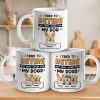I Work For My Dog - Dog Personalized Custom Mug - Appreciation, Retirement Gift For Coworkers, Work Friends, Colleagues, Family Members, Pet Owners, Pet Lovers