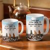 I Work Hard - Personalized White Edge-to-Edge Mug