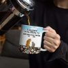 I Work Hard - Personalized White Edge-to-Edge Mug