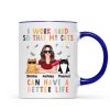 I Work Hard So That My Cat Can Have A Better Life Crazy Cat Moms Personalized Mug