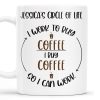 I Work To Buy Coffee, I Buy Coffee So I Can Work Mug - Personalized Custom Coffee Mug - COL035_MG
