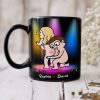 I Work To Support My Husband's 03DTDT130323HH Personalized Funny Couple Mug - Gift For Couple
