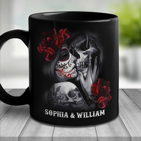 I Would Choose You Over A Hundred Lives - Couple Personalized Custom Black Mug - Gift For Husband Wife, Anniversary