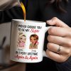 I Would Choose You To Be My Sister, Cartoon Characters - Personalized Custom Coffee Mug - BST241_MG