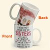 I Would Fight A Bear For You - Personalized Mug - Birthday, Loving Gift For Friends, Sistas, Sister, Besties, Best Friends, Soul Sisters