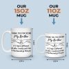 I Would Punch Him In The Face And Go Find You - Family Personalized Custom Mug - Gift For Family Members