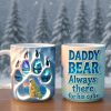 Ice Bear Dad Footprint Coffee Mug - Personalized Gifts For Dad 02qhqn190525