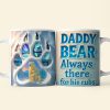 Ice Bear Dad Footprint Coffee Mug - Personalized Gifts For Dad 02qhqn190525