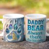 Ice Bear Dad Footprint Coffee Mug - Personalized Gifts For Dad 02qhqn190525