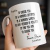 I'd Choose You In A Hundred Lifetimes, Forever Yours - Personalized Custom Coffee Mug - CPL1149_MG