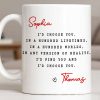 I'd Choose You in Any Version of Reality Romantic Custom Gift - Personalized Custom Coffee Mug - CPL1307_MG