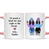 I'd Punch A Bitch For You Gift For Besties Cool Best Friends Friendship Cup Personalized Mug