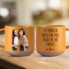 I'd Punch a Bitch for You Right in the Throat Pottery Mug Friendship Gift For Besties Sister LM32 895062